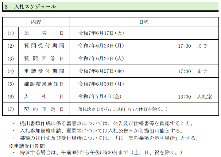 スケジュール(R7植栽管理)
