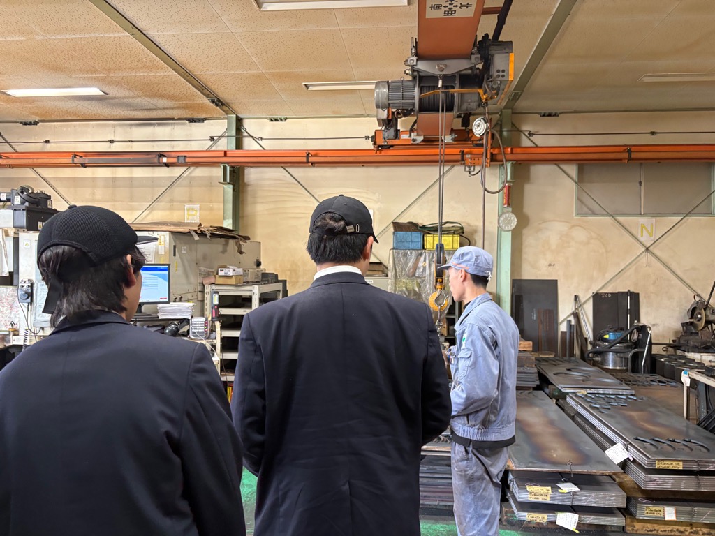 職場見学（近畿刃物工業）