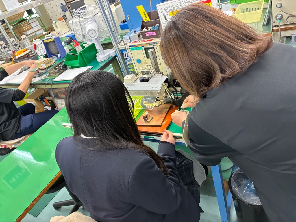 職場見学（三興工業）