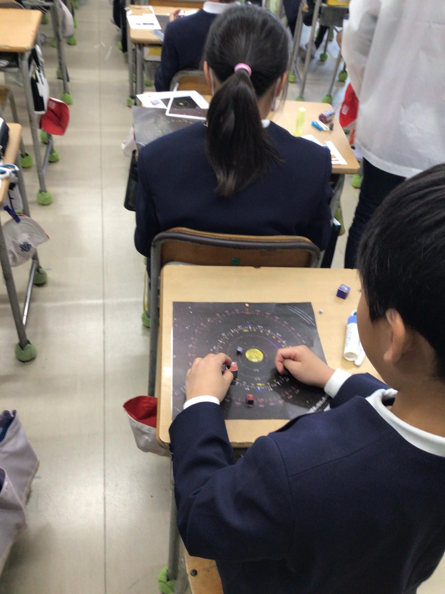 理科実験の写真