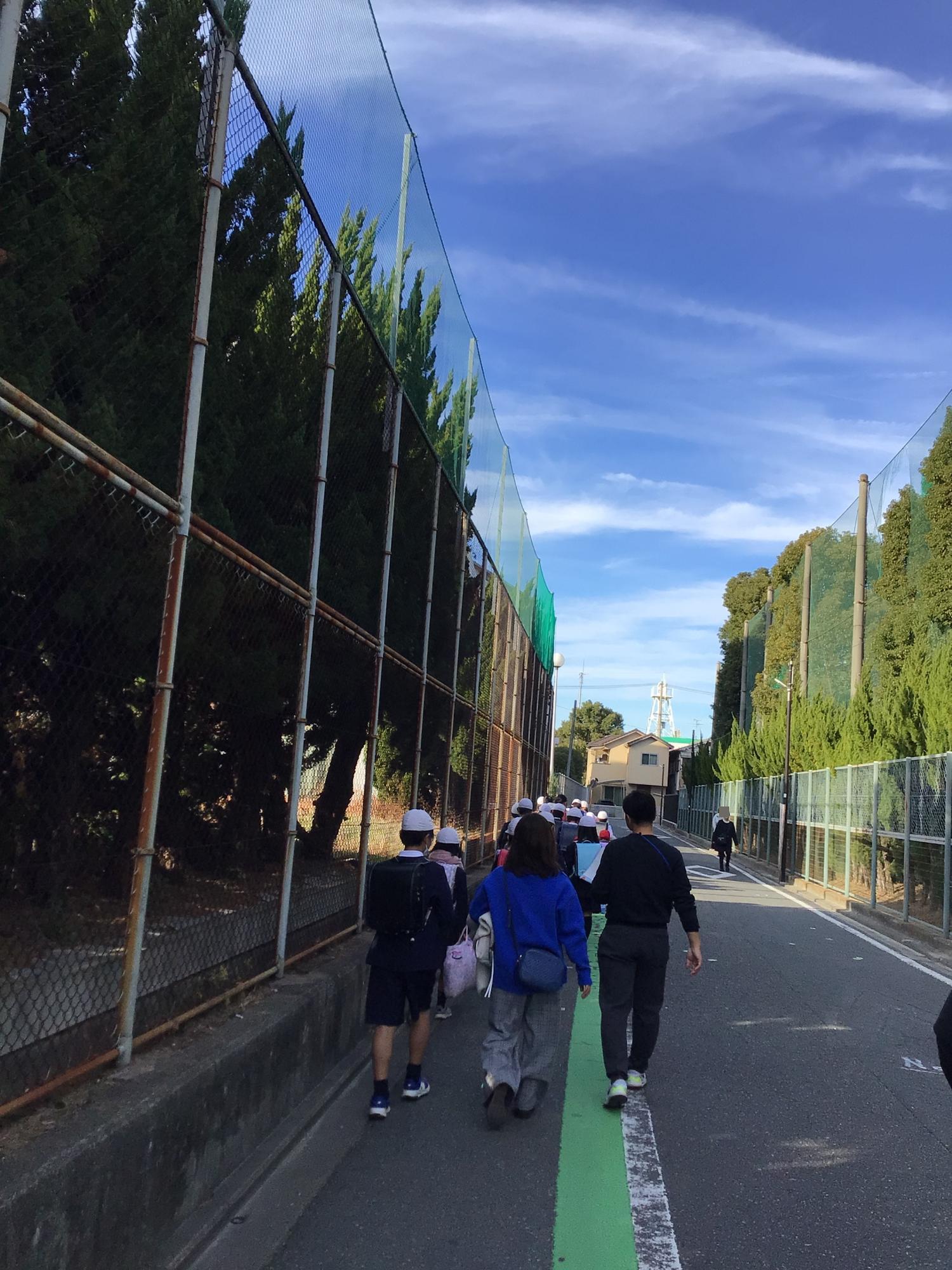 集団下校の写真