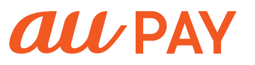 au PAYロゴ オレンジ色の「au PAY」のデザイン文字