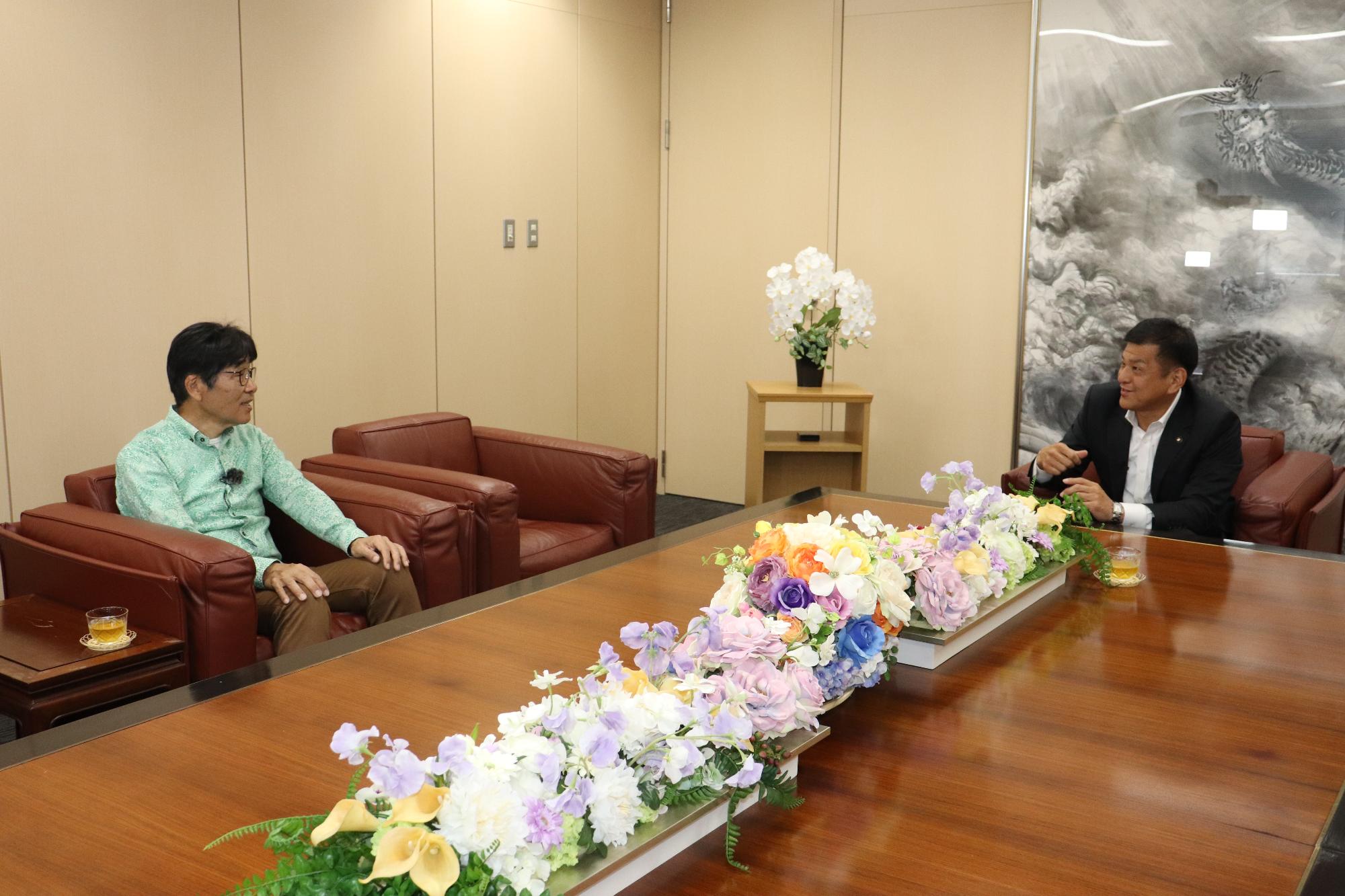 「原田伸郎のこの街えぇなあ」撮影風景